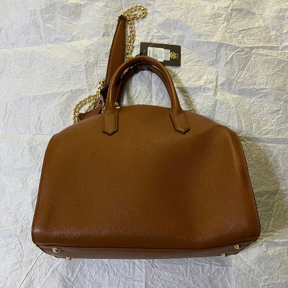 Roberto Cavalli Round Leather Satchel - Picture 6 of 15